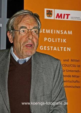 Elmar Pieroth, Finanz- und Wirtschaftssenator a. D., Ehrenvorsitzender der BundesMIT